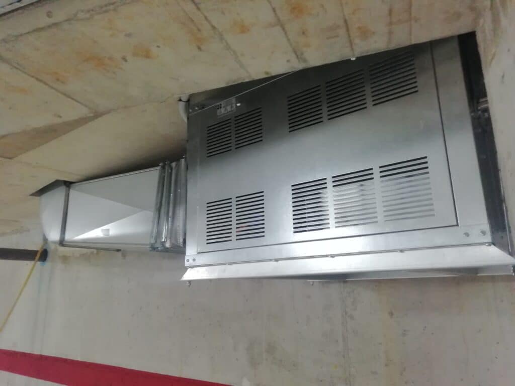 ventilación de garajes comunitarios