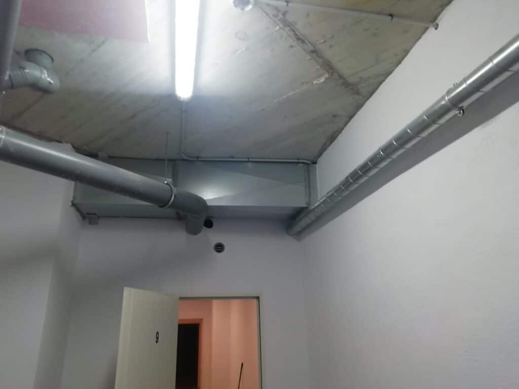 sistema de ventilación espacios interiores