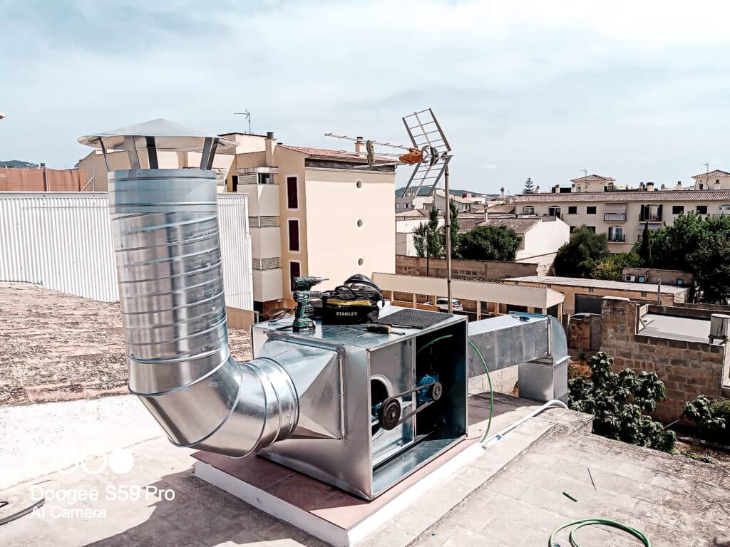 sistemas de extracción de aire en Mallorca